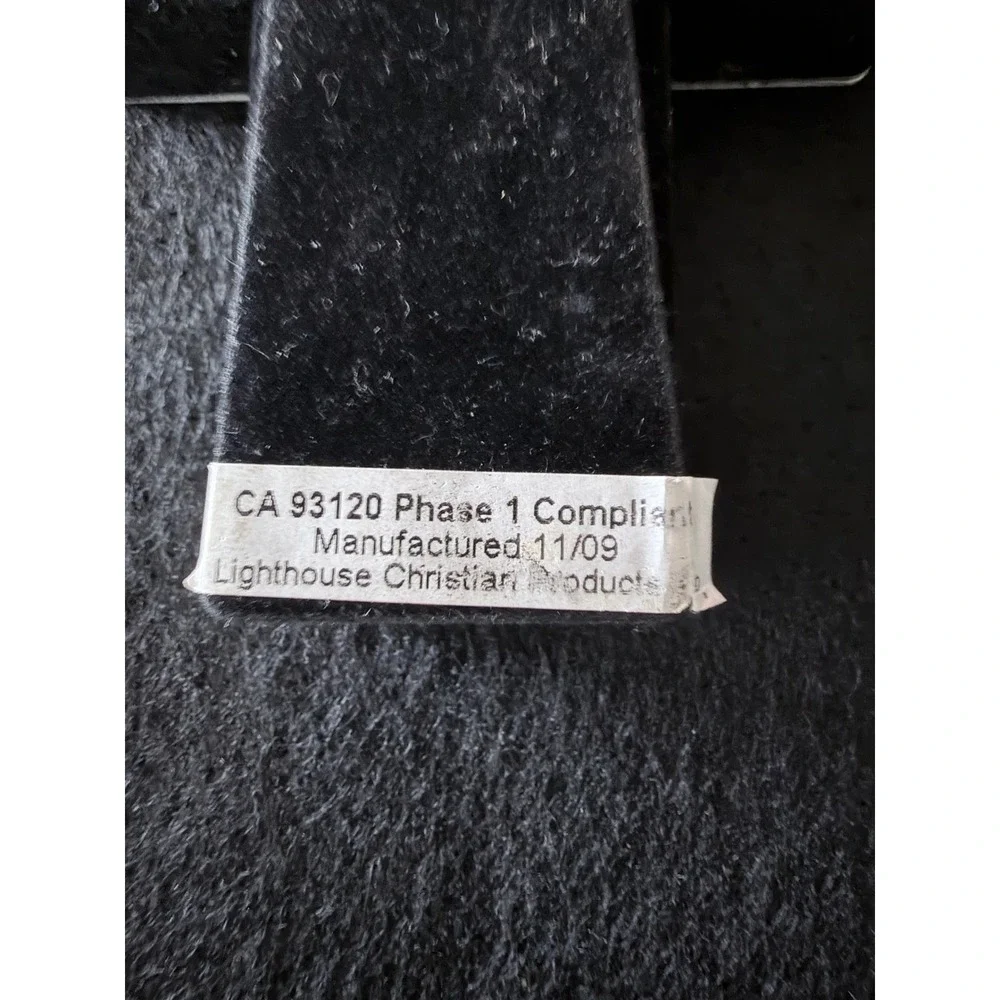 Lighthouse Christian‎ Products New Life Scripture Cross Silver Metal Plaque 5in
